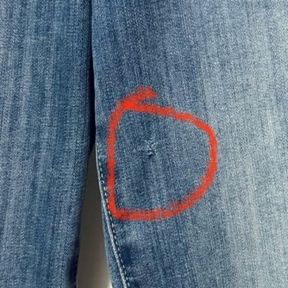 Judy Blue High Rise Boyfriend Jogger Jeans Size 0/24 Blue Drawstring Waist - Picture 7 of 16